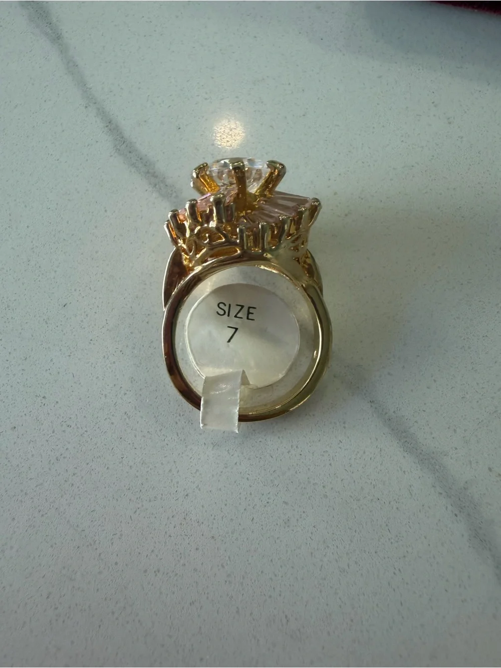 Phyllis Diller Creations 925 Sterling Silver vintage cocktail ring